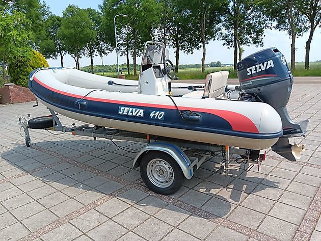 RIB Selva 410 + Selva Barracuda 50 ELPT - Watersport Reinders Beerta