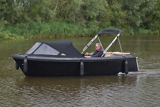 Oldambtsloep 570 Tender + ePropulsion Navy 3.0 Evo Watersport Reinders Beerta