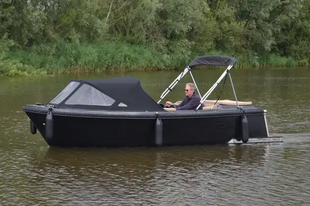 Oldambtsloep 570 Tender + ePropulsion Navy 3.0 Evo Watersport Reinders Beerta