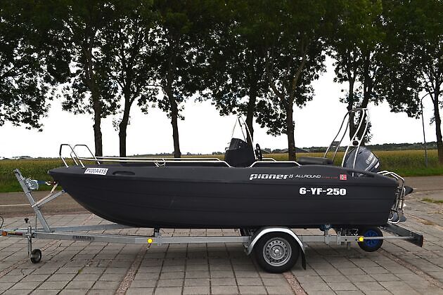Pioner 15 Allround + Yamaha F30 + Marlin trailer Watersport Reinders Beerta
