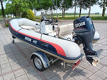 RIB Selva 410 + Selva Barracuda 50 ELPT Watersport Reinders Beerta