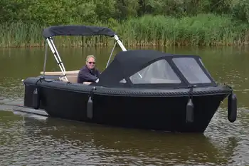 Oldambtsloep 570 Tender + ePropulsion Navy 3.0 Evo Watersport Reinders Beerta