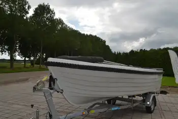 Oldambtsloep 550XL + Suzuki DF20 + Pega trailer Watersport Reinders Beerta